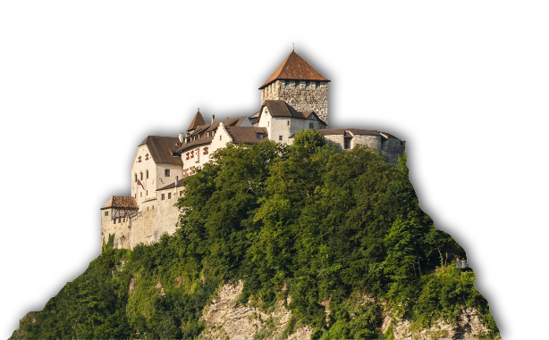 Schloss in Vaduz, Liechtenstein