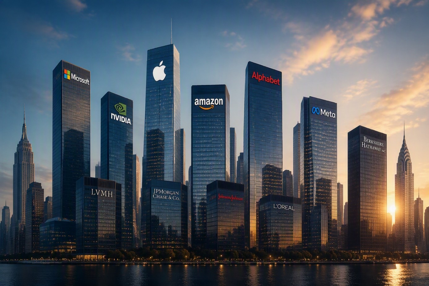 Die aktuell größten Player auf dem Finanzmarkt stammen aus den Bereichen E-Commerce, Cloud, Halbleiter, künstliche Intelligenz und Konsumgüter